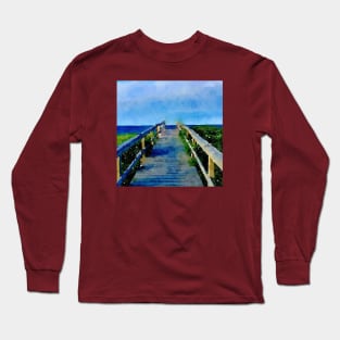 Boardwalk to the beach Long Sleeve T-Shirt